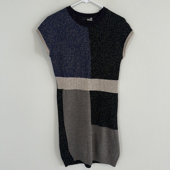 Love Moschino Dresses & Skirts - Love Moschino Shimmer Color Block Knit Dress